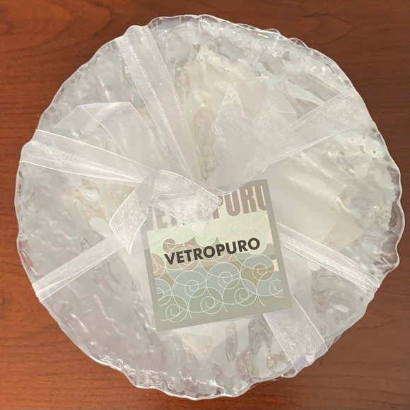 Set of four glass plates 8” inches - Picture 4 of 5